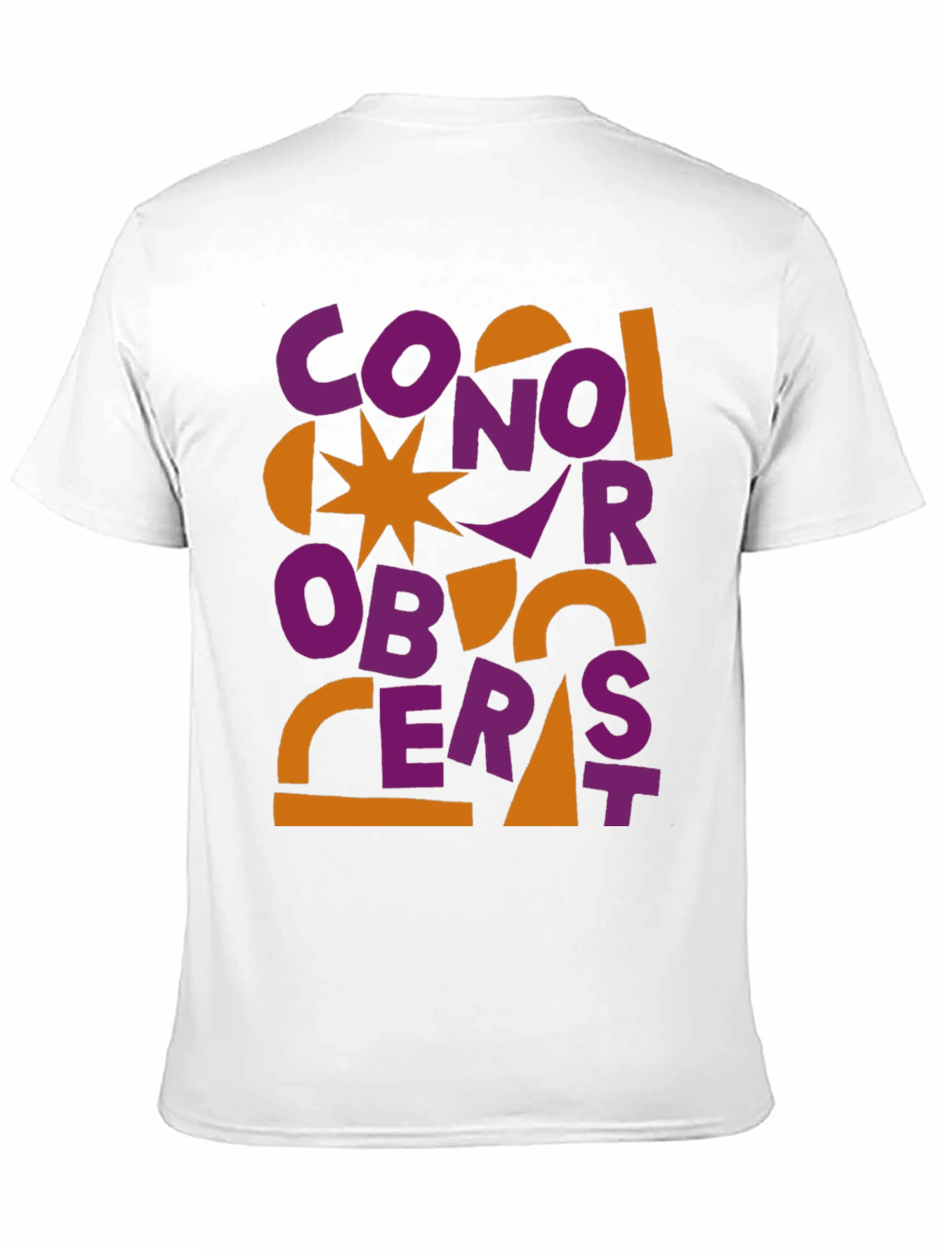 Conor Oberst Graphic Tee - Abstract Style