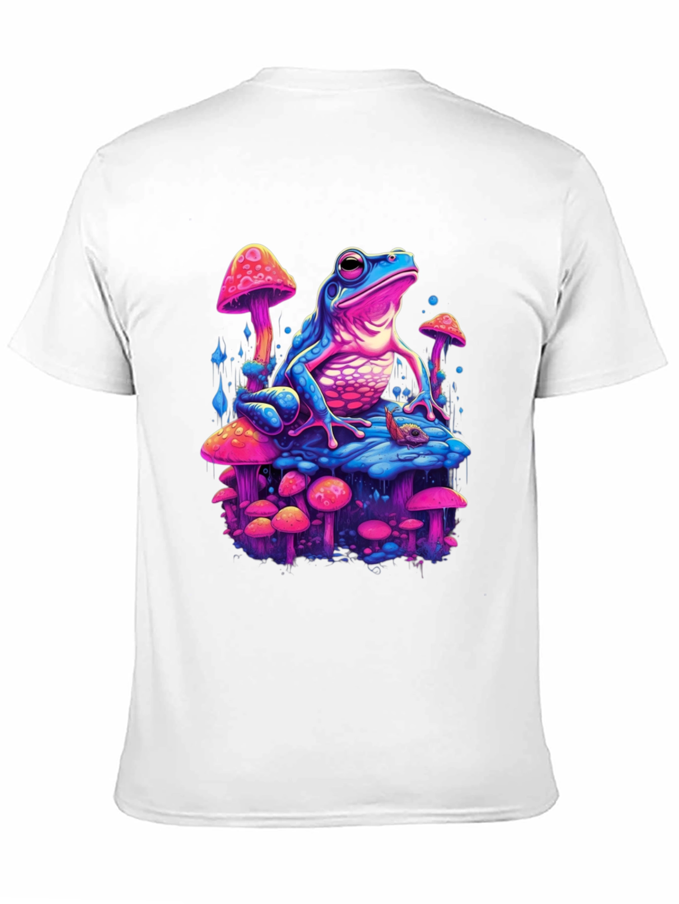 Psychedelic Frog on Mushroom T-Shirt