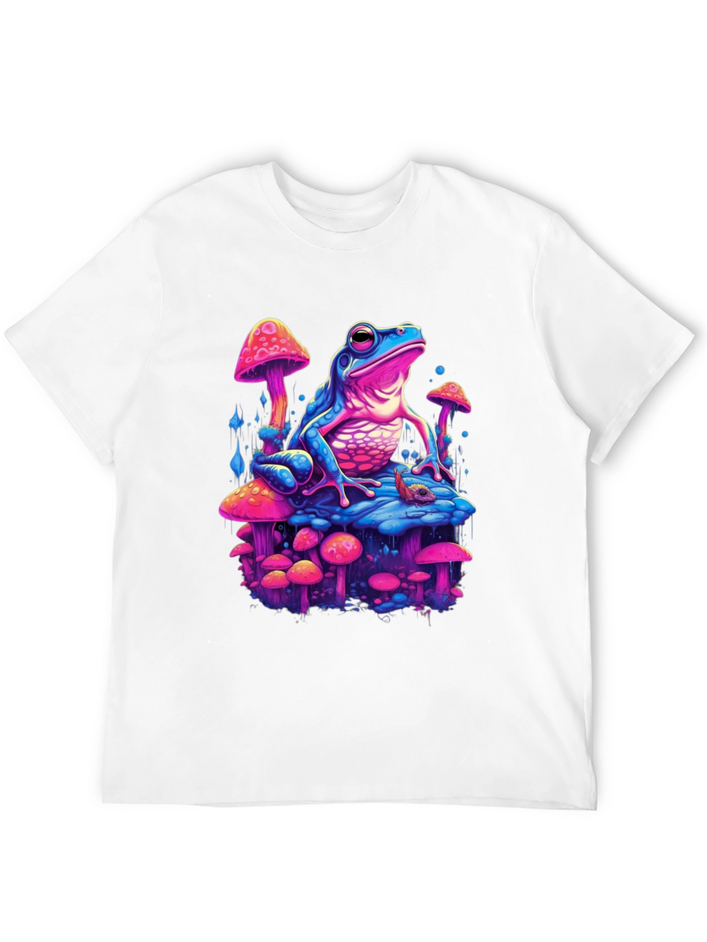 Psychedelic Frog on Mushroom T-Shirt