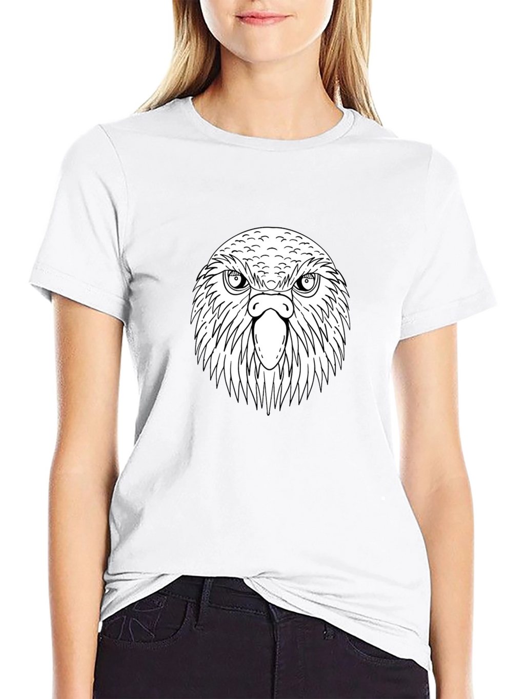Black Eagle Graphic Tee - Bold Design