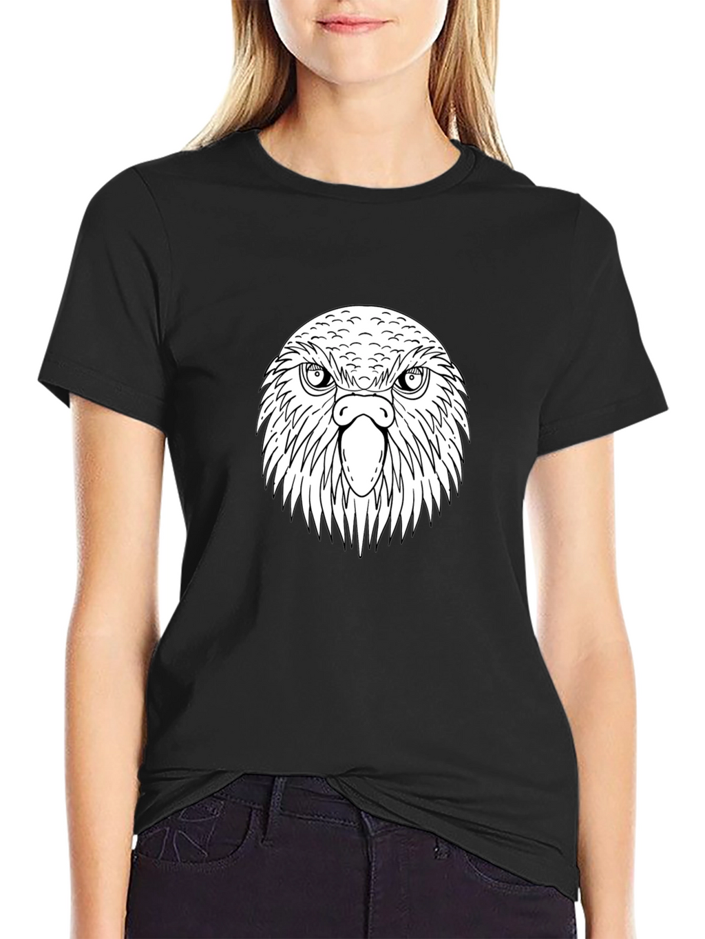 Black Eagle Graphic Tee - Bold Design