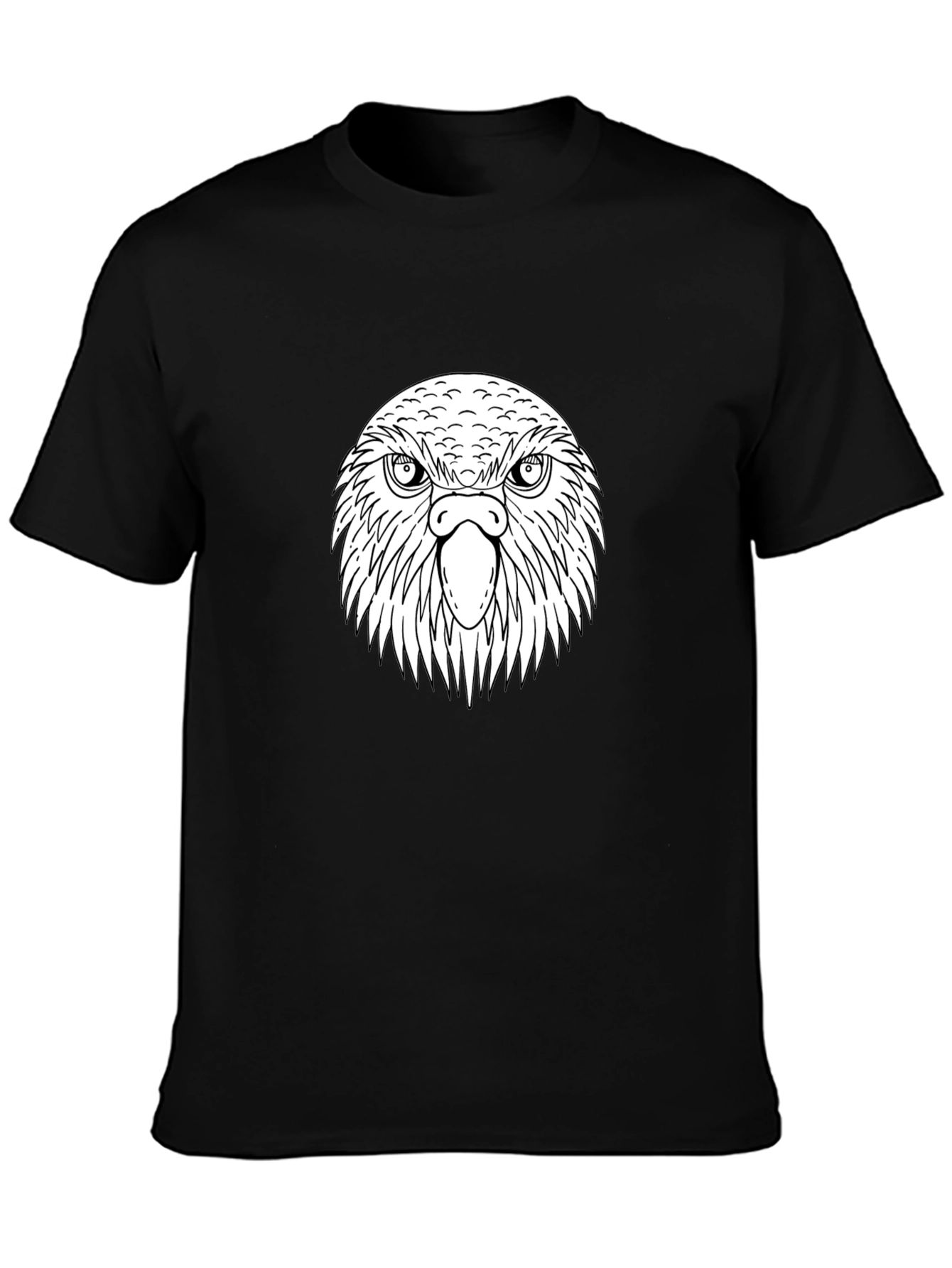 Black Eagle Graphic Tee - Bold Design