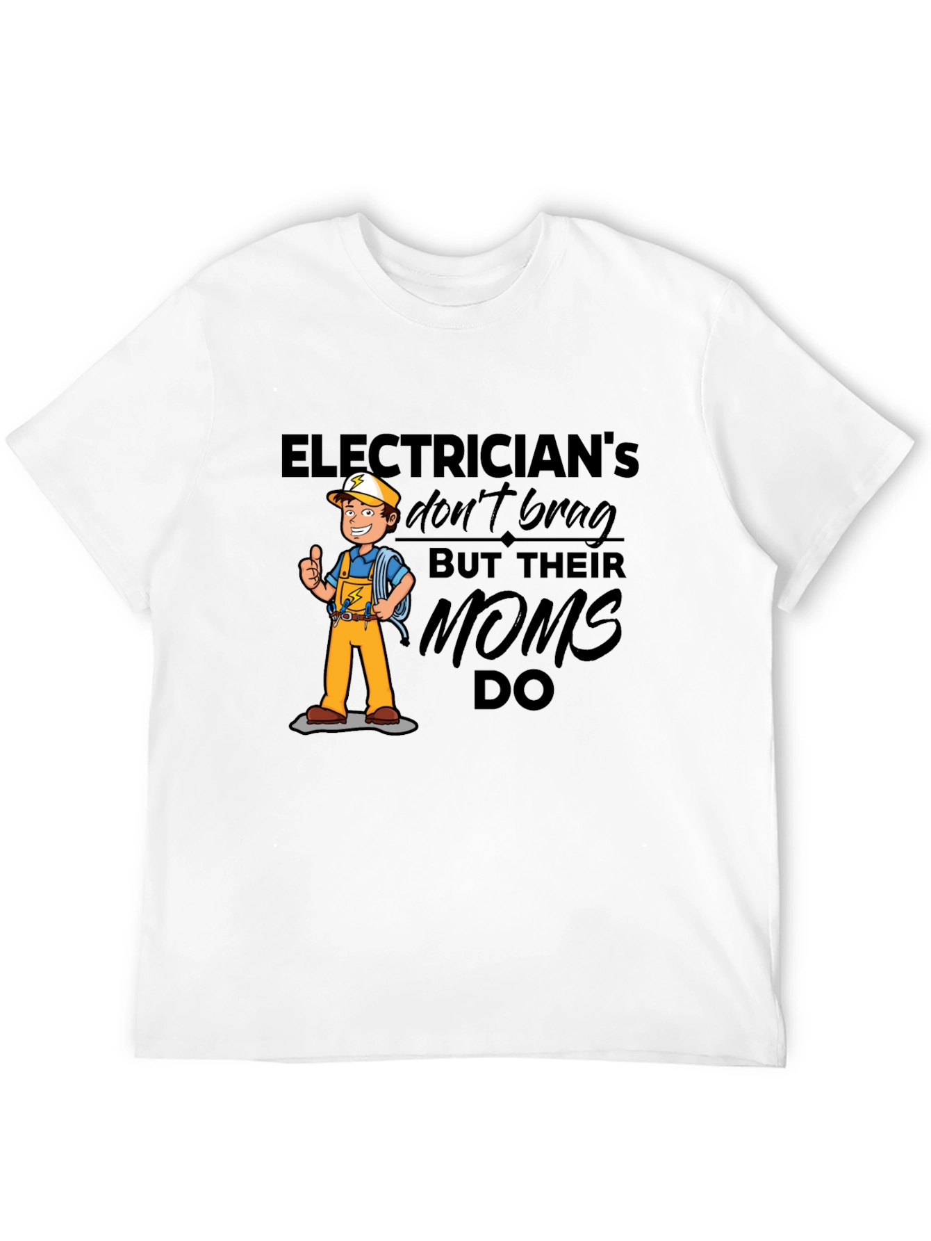 Electricians Moms T-Shirt Funny Gift