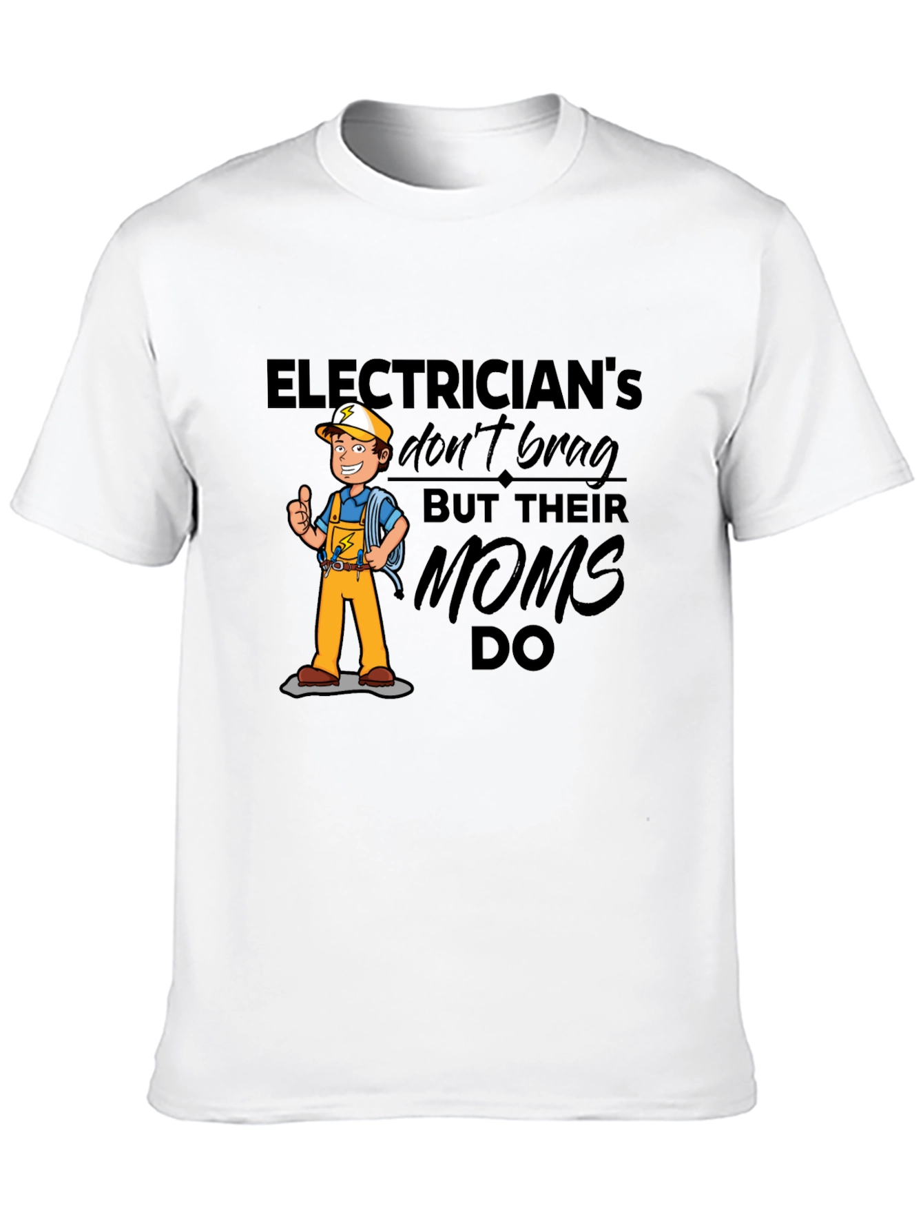 Electricians Moms T-Shirt Funny Gift