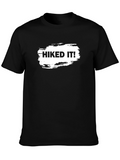 Hiked It! Graphic T-Shirt - Black Crew Neck Tee
