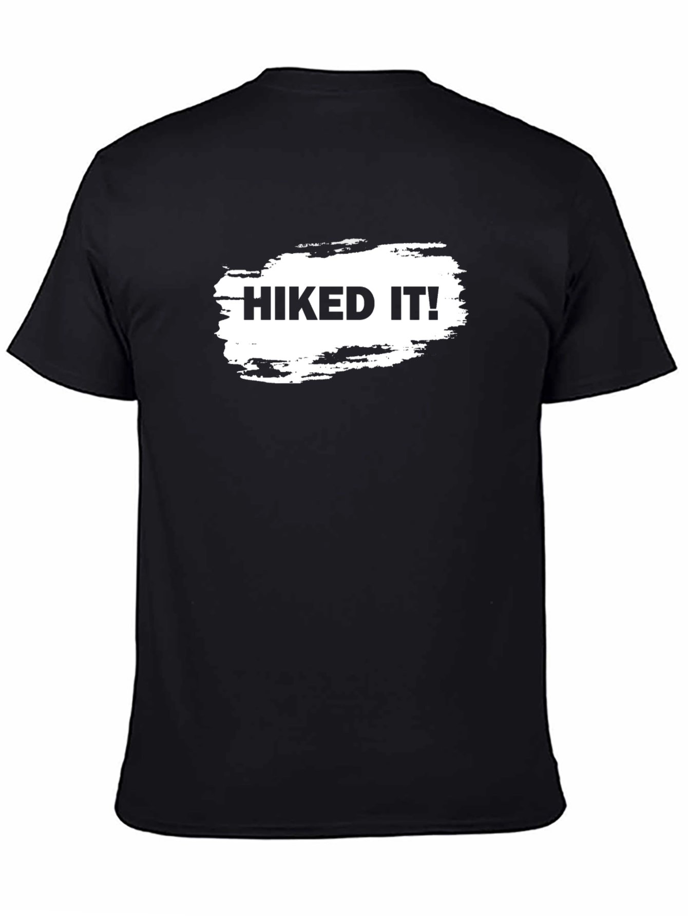 Hiked It! Graphic T-Shirt - Black Crew Neck Tee