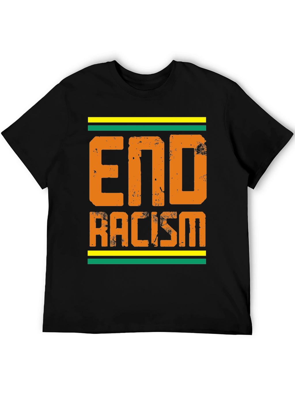 End Racism Graphic Tee - Black T-Shirt