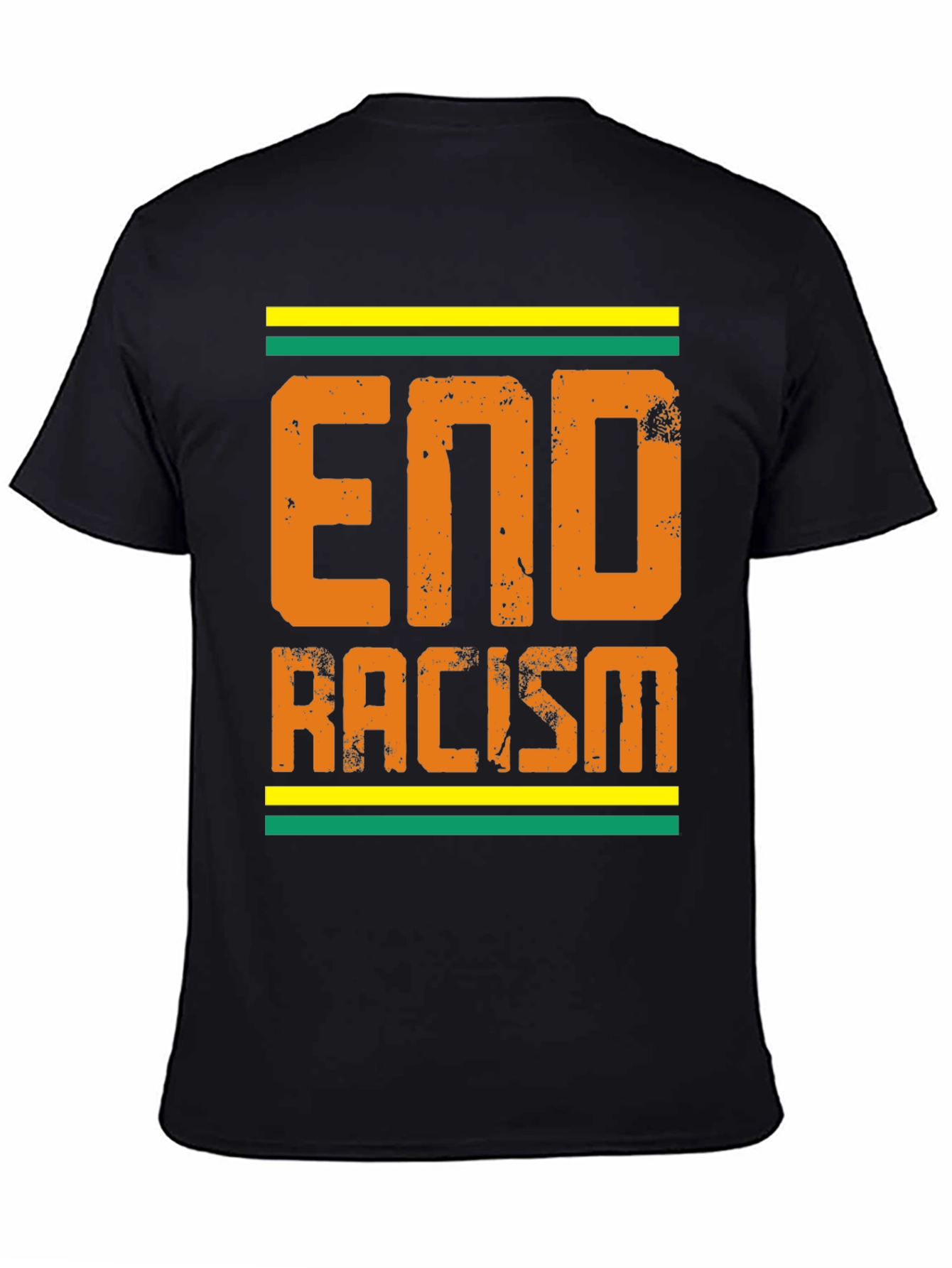 End Racism Graphic Tee - Black T-Shirt