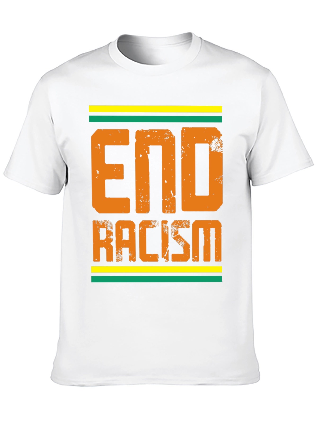 End Racism Graphic Tee - Black T-Shirt