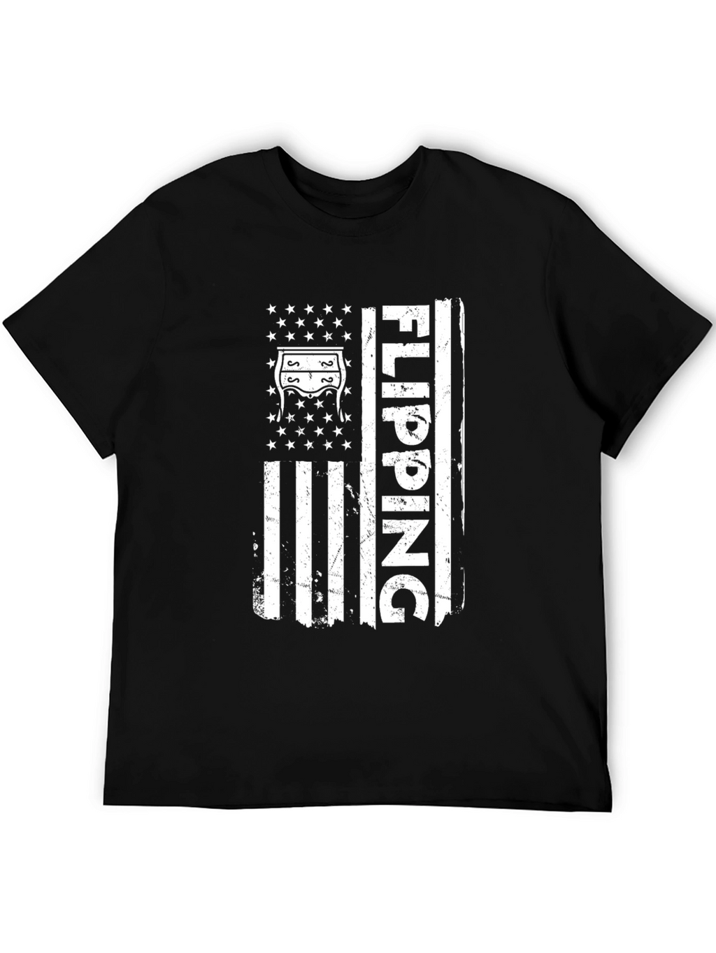 Flipping Furniture Flag Graphic T-Shirt