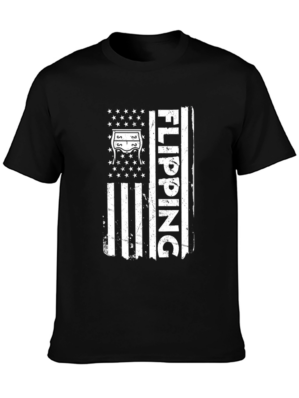 Flipping Furniture Flag Graphic T-Shirt