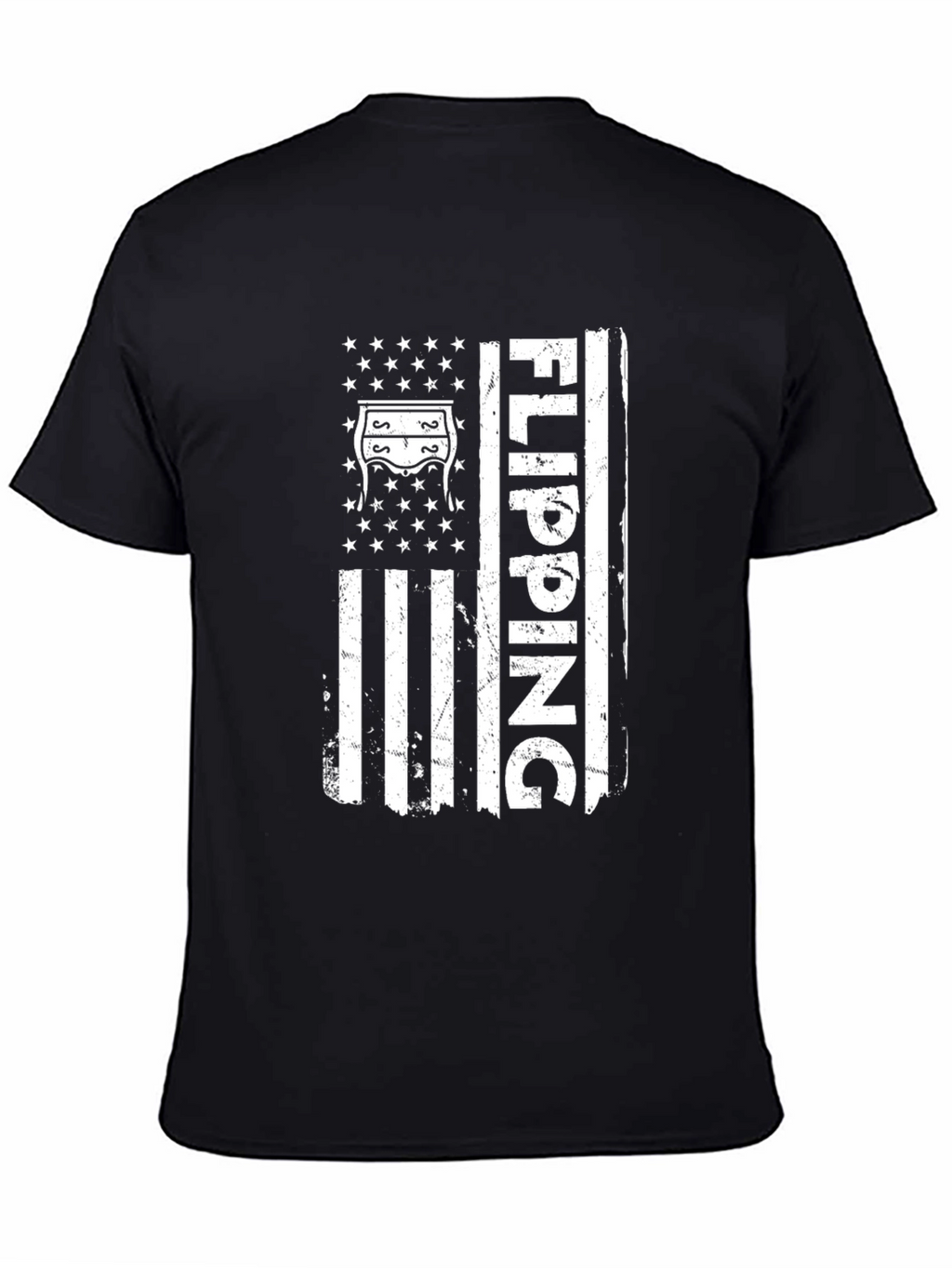 Flipping Furniture Flag Graphic T-Shirt