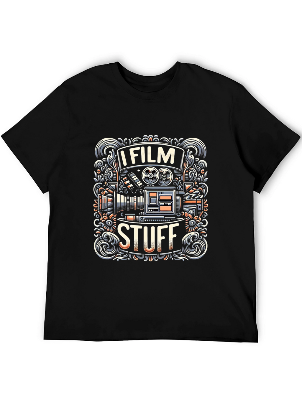 I Film Stuff Graphic T-Shirt - Cool Filmmaker Tee
