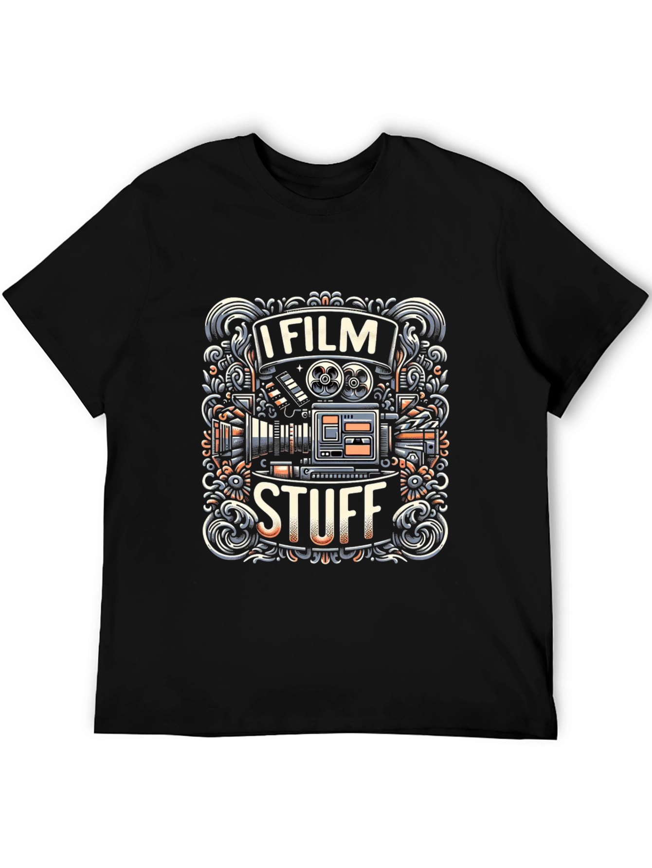 I Film Stuff Graphic T-Shirt - Cool Filmmaker Tee