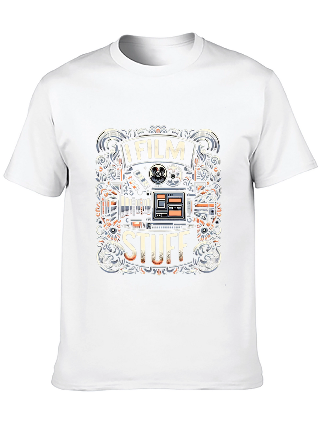 I Film Stuff Graphic T-Shirt - Cool Filmmaker Tee