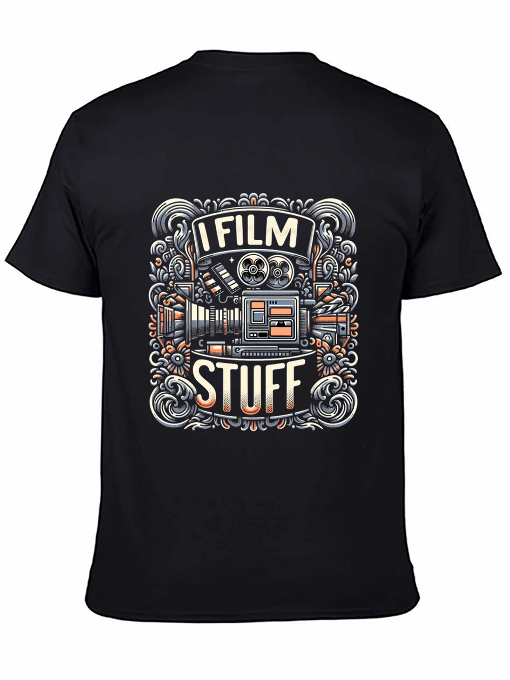 I Film Stuff Graphic T-Shirt - Cool Filmmaker Tee