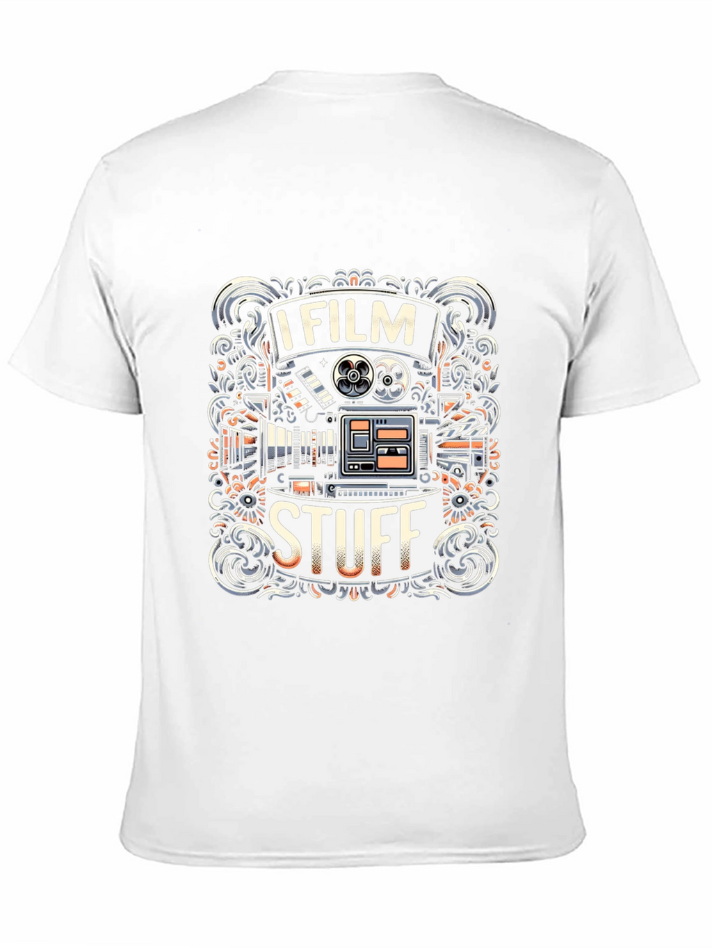 I Film Stuff Graphic T-Shirt - Cool Filmmaker Tee