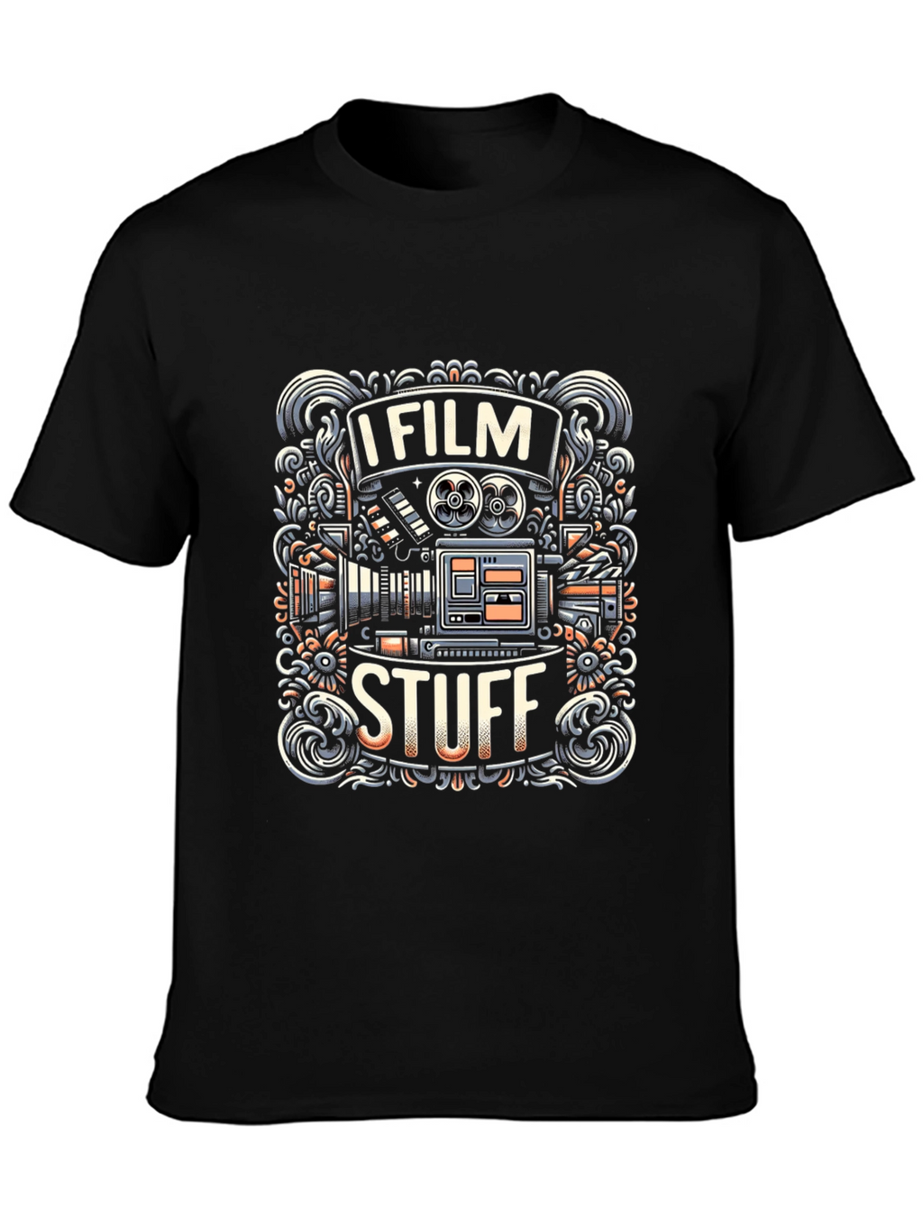 I Film Stuff Graphic T-Shirt - Cool Filmmaker Tee