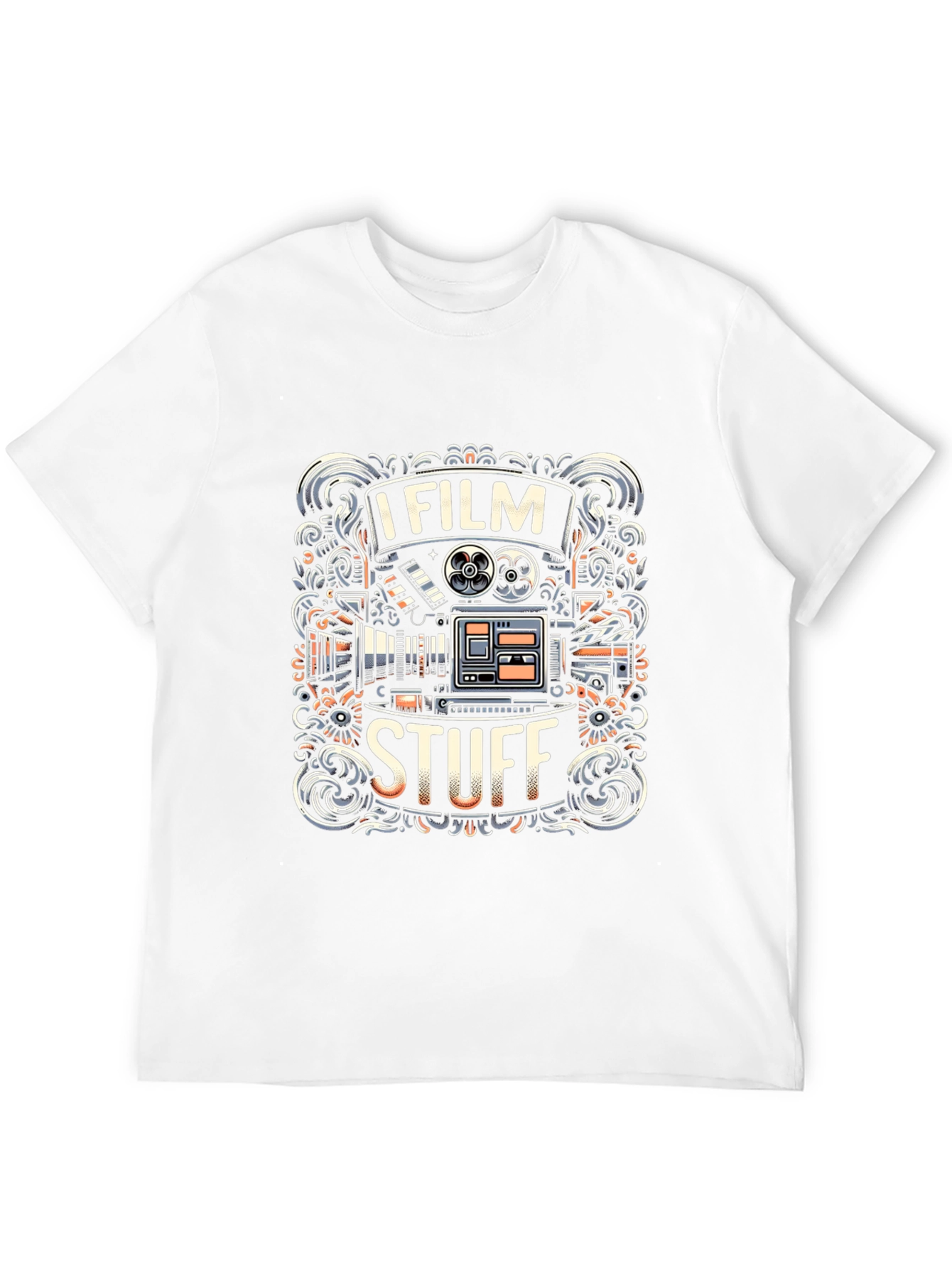 I Film Stuff Graphic T-Shirt - Cool Filmmaker Tee
