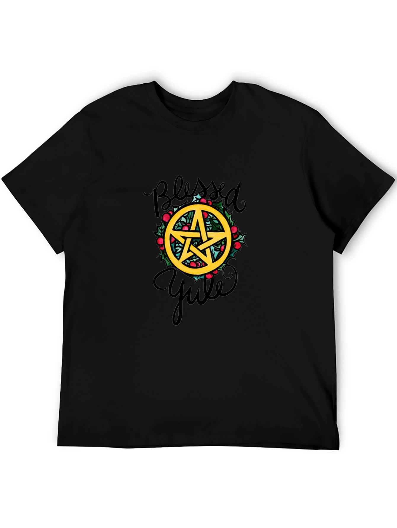 Blessed Yule Pentagram T-Shirt