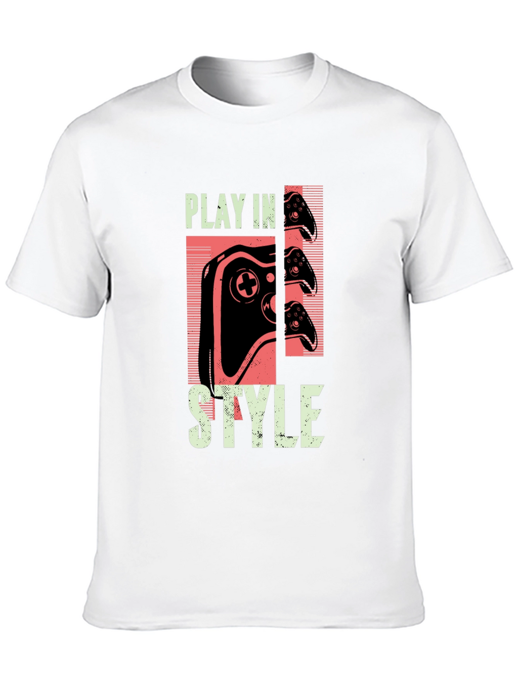 Play in Style Gaming T-Shirt - Black Graphic Tee