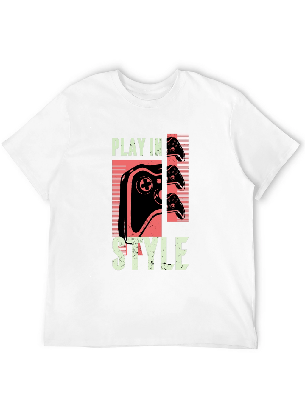 Play in Style Gaming T-Shirt - Black Graphic Tee