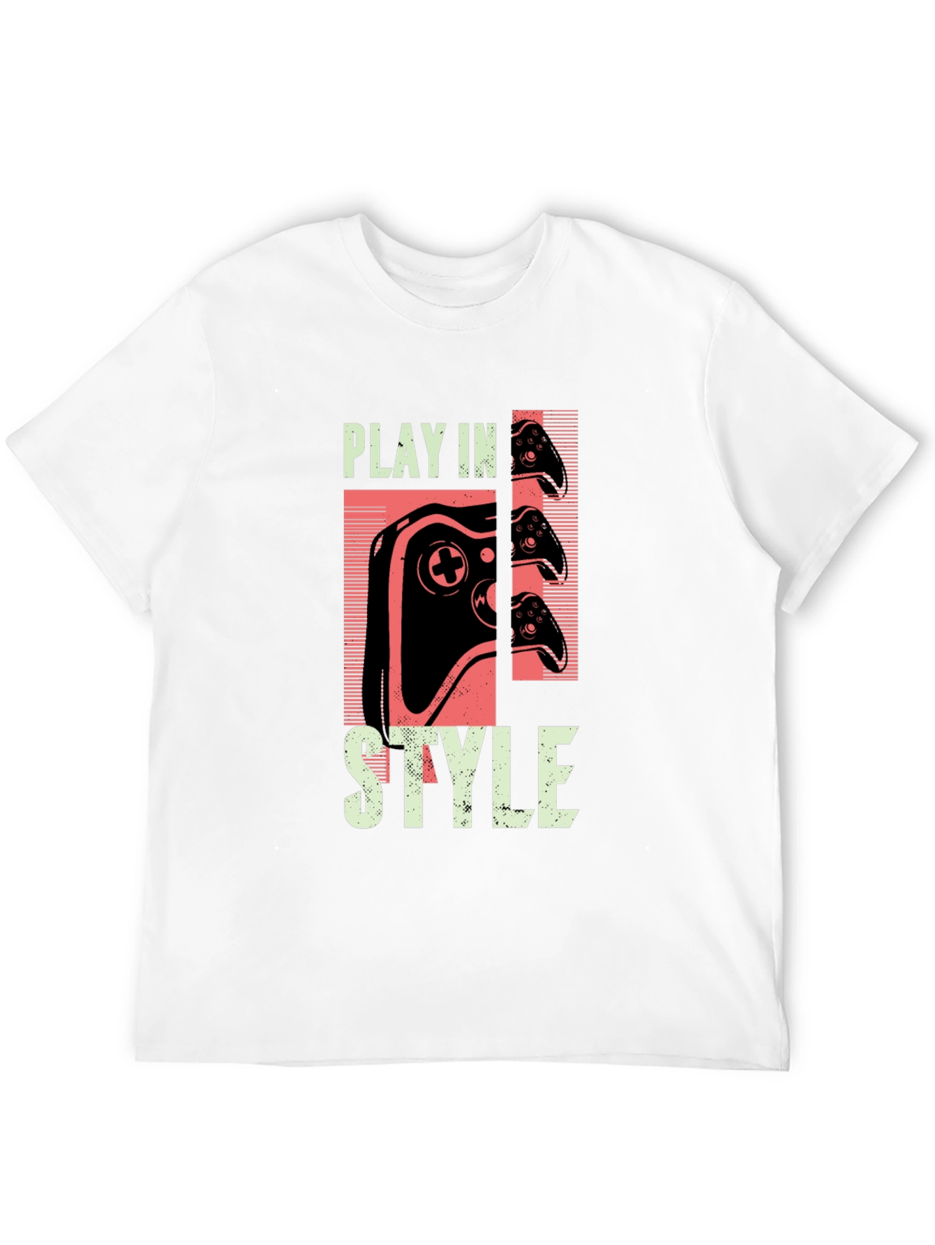 Play in Style Gaming T-Shirt - Black Graphic Tee