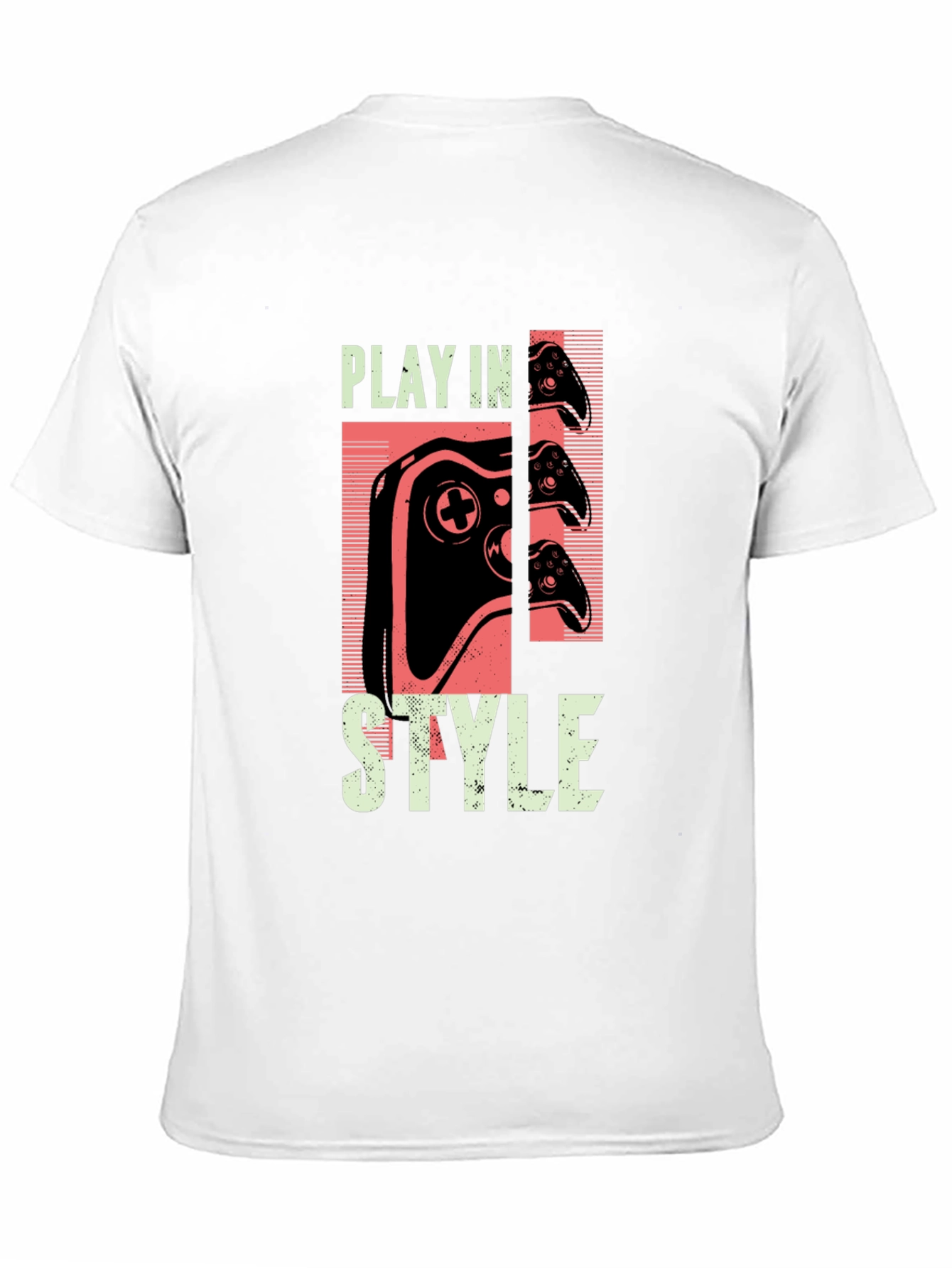 Play in Style Gaming T-Shirt - Black Graphic Tee