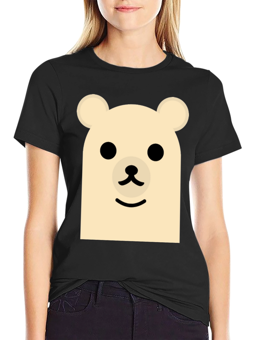 Cute Bear Graphic Tee - Casual Comfort