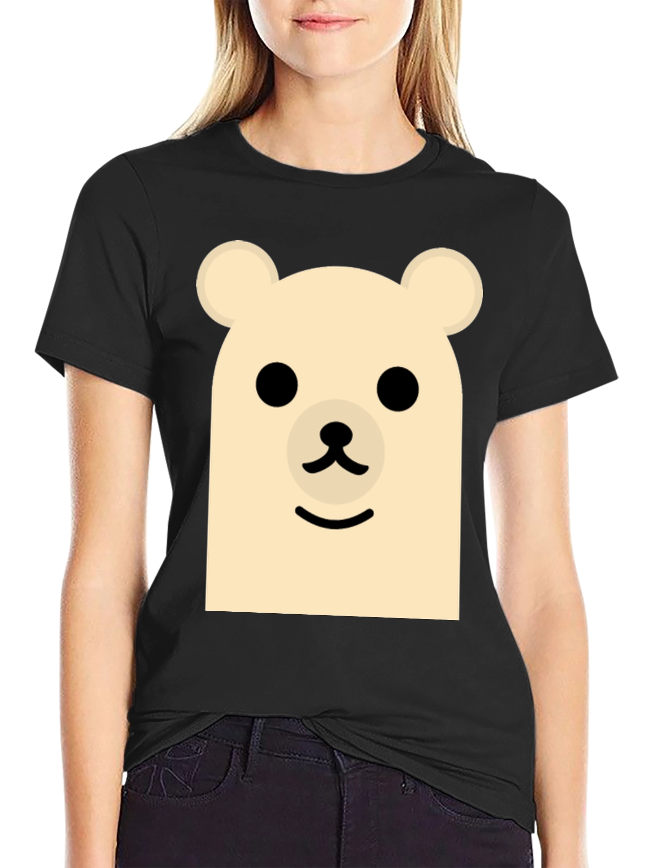 Cute Bear Graphic Tee - Casual Comfort