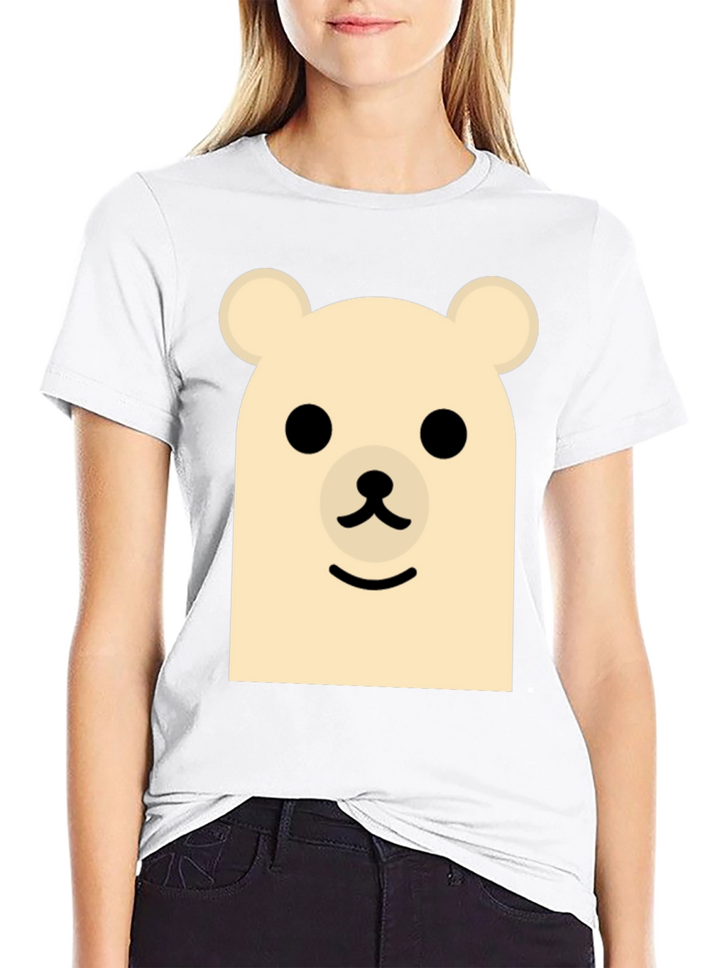 Cute Bear Graphic Tee - Casual Comfort