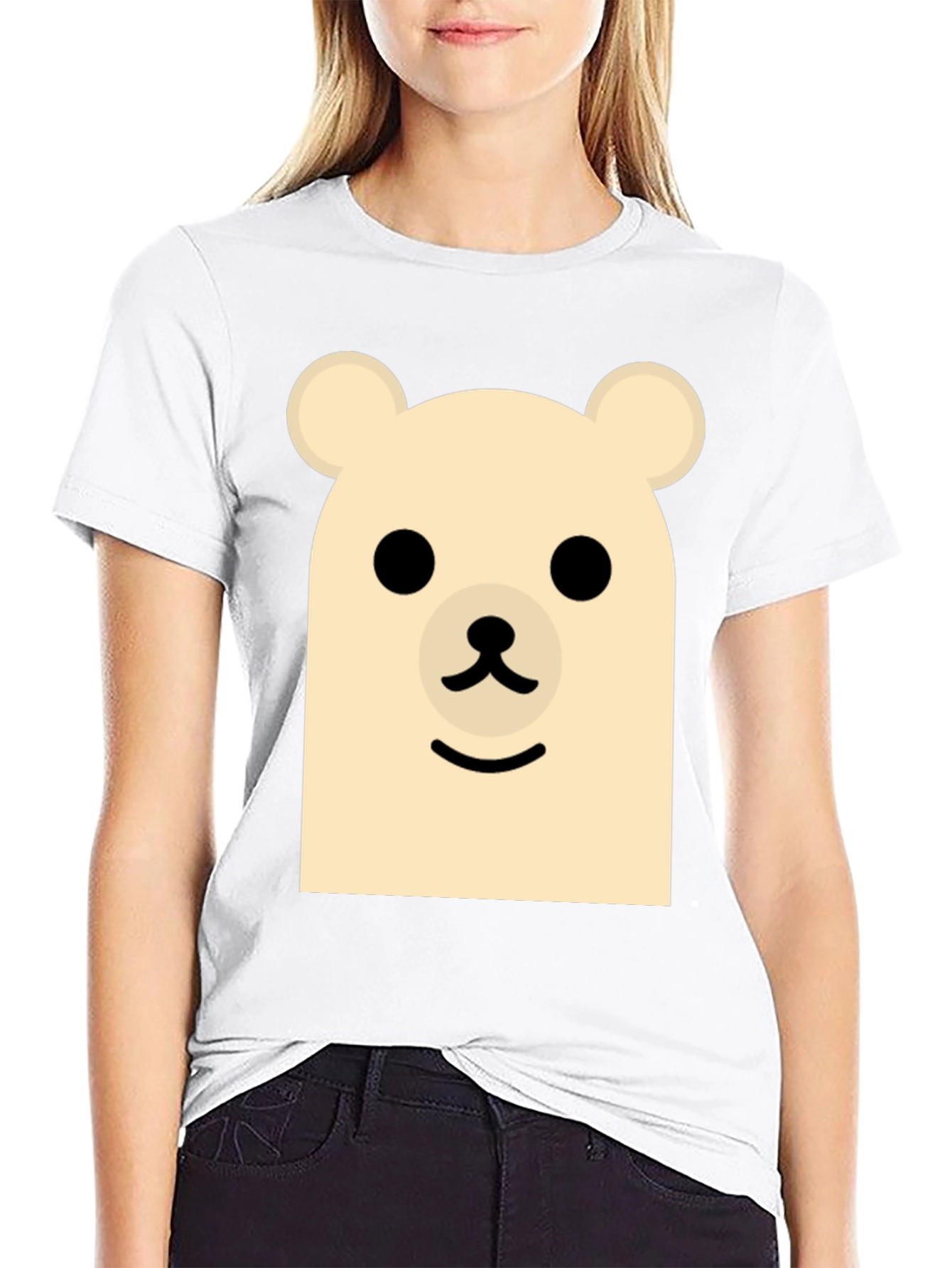 Cute Bear Graphic Tee - Casual Comfort
