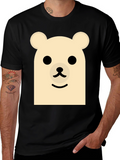 Cute Bear Graphic Tee - Casual Comfort