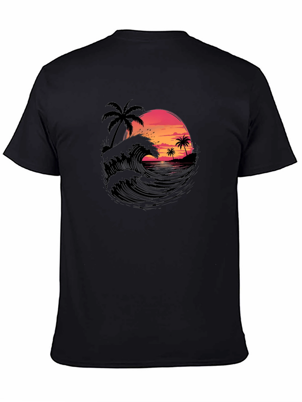 Sunset Waves Graphic Tee