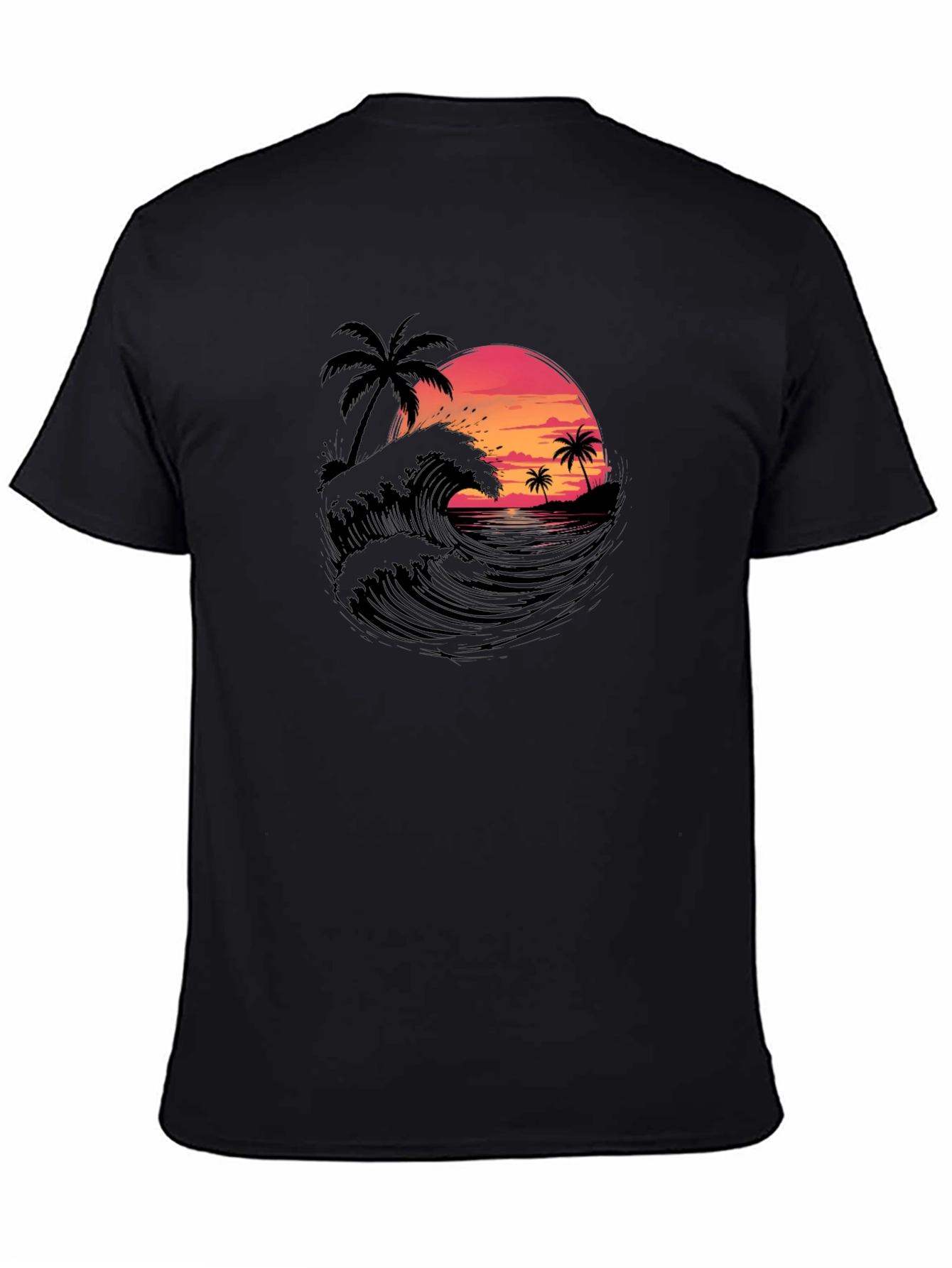 Sunset Waves Graphic Tee