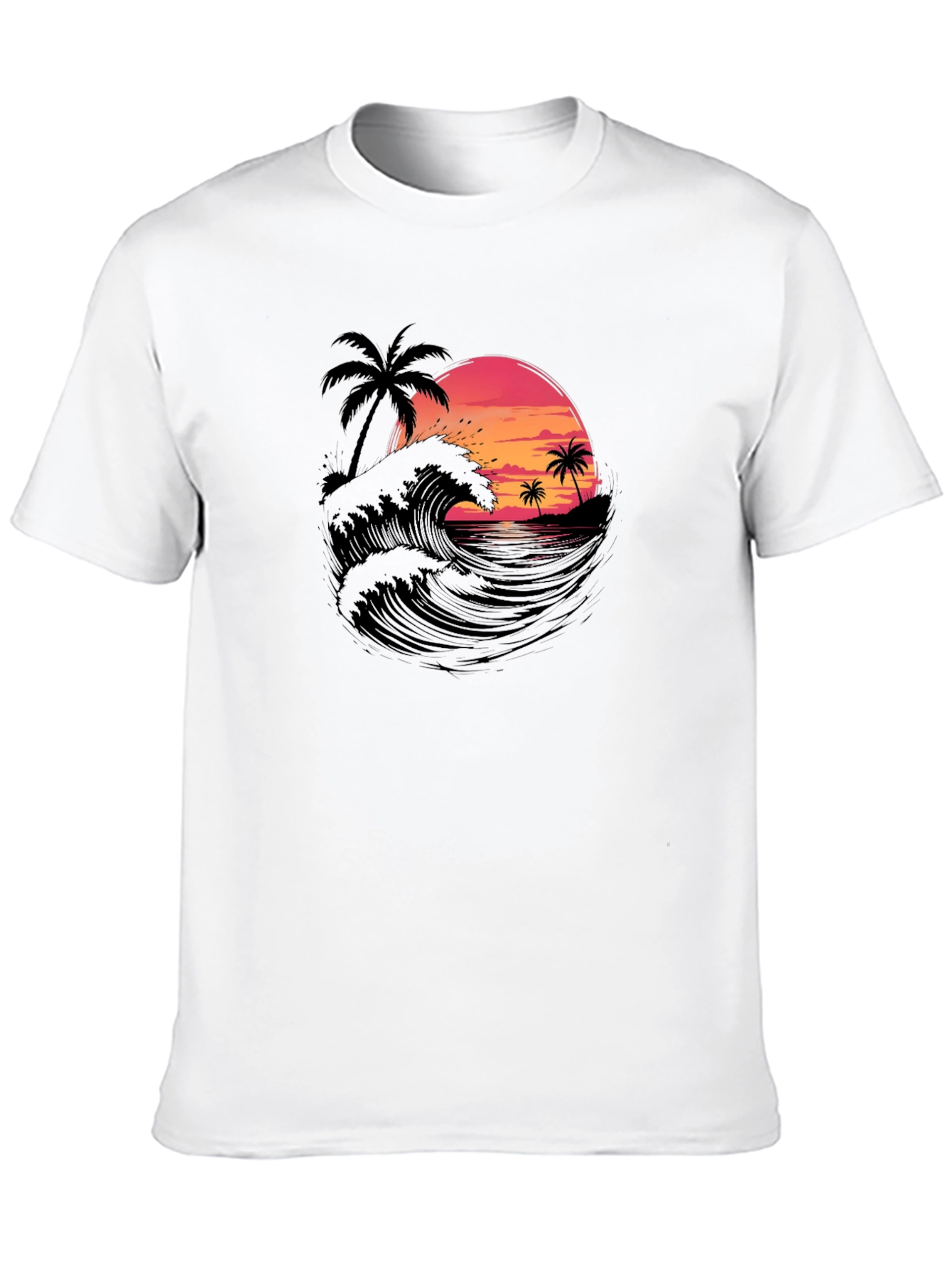 Sunset Waves Graphic Tee