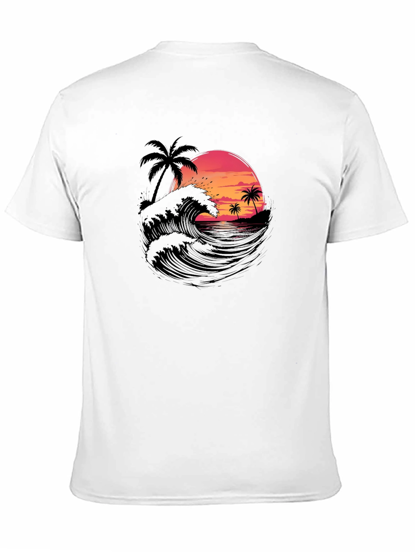 Sunset Waves Graphic Tee