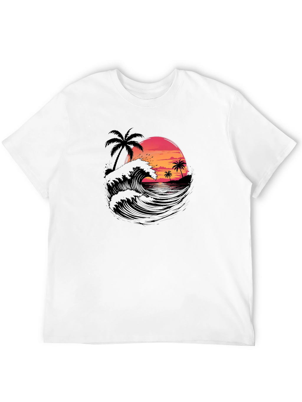 Sunset Waves Graphic Tee