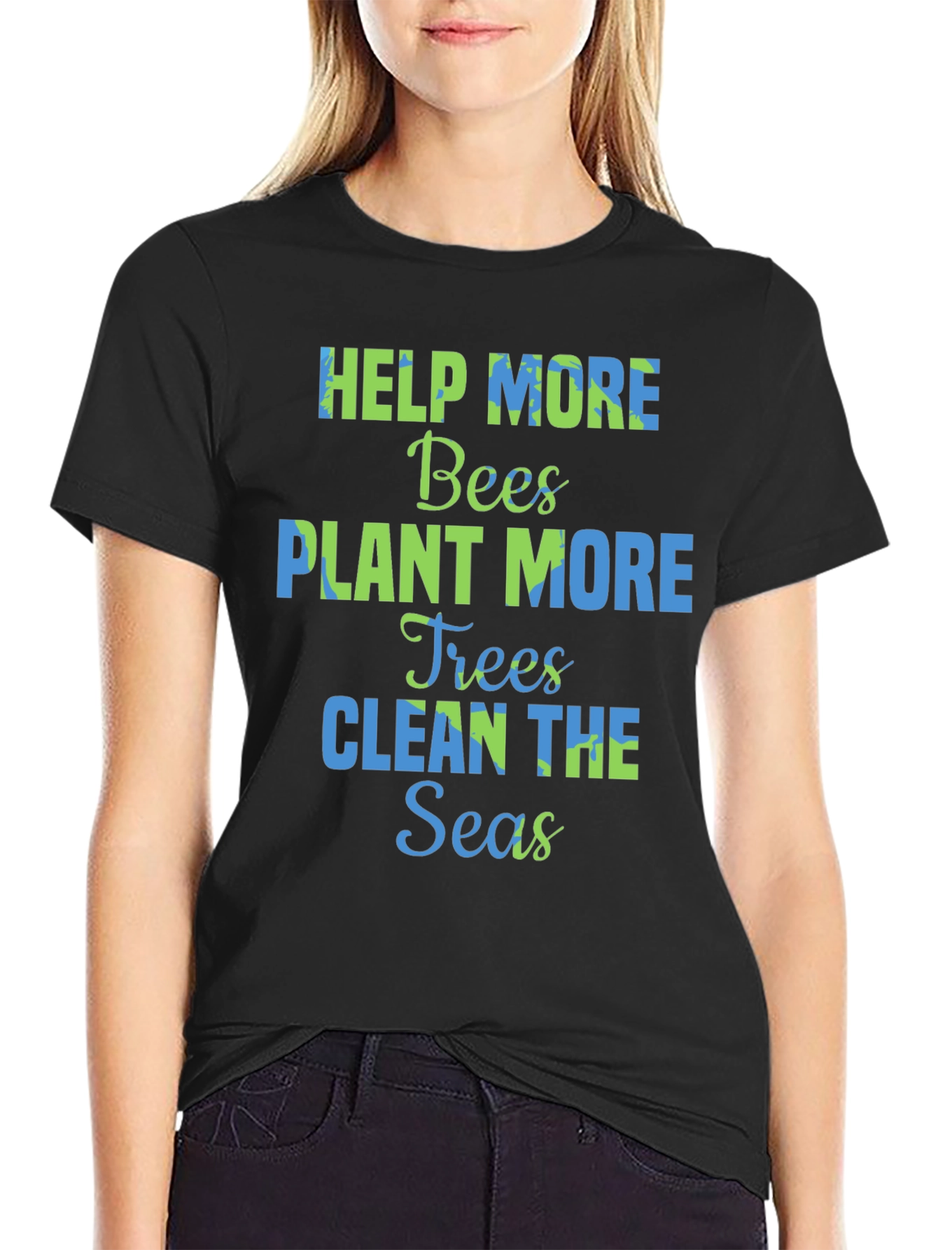 Eco-Friendly Graphic Tee - Save the Planet