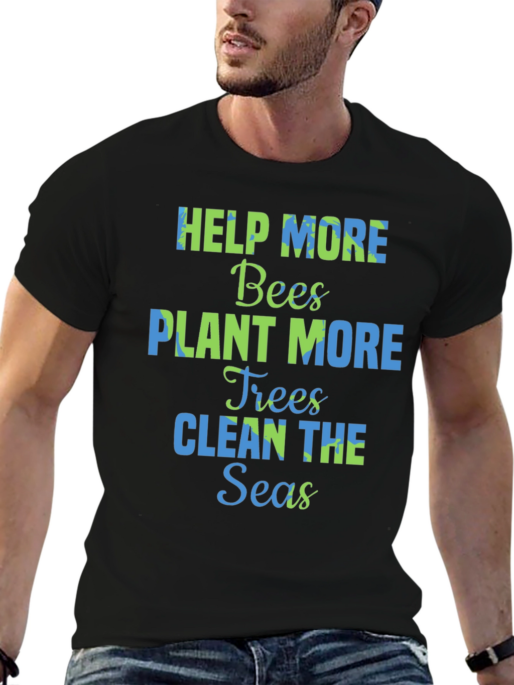 Eco-Friendly Graphic Tee - Save the Planet