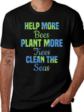 Eco-Friendly Graphic Tee - Save the Planet