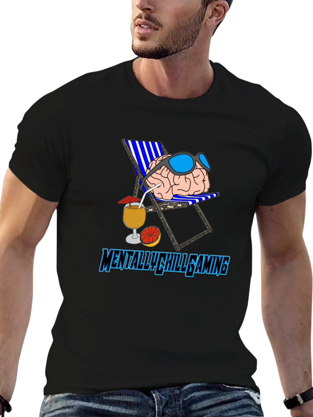 Mentally Chill Gaming Graphic T-Shirt