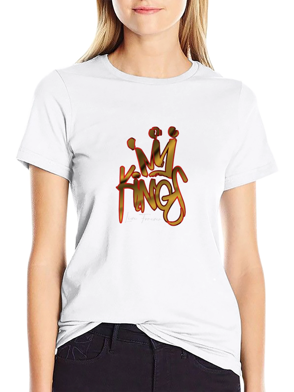 King Forever Graphic T-Shirt - Black