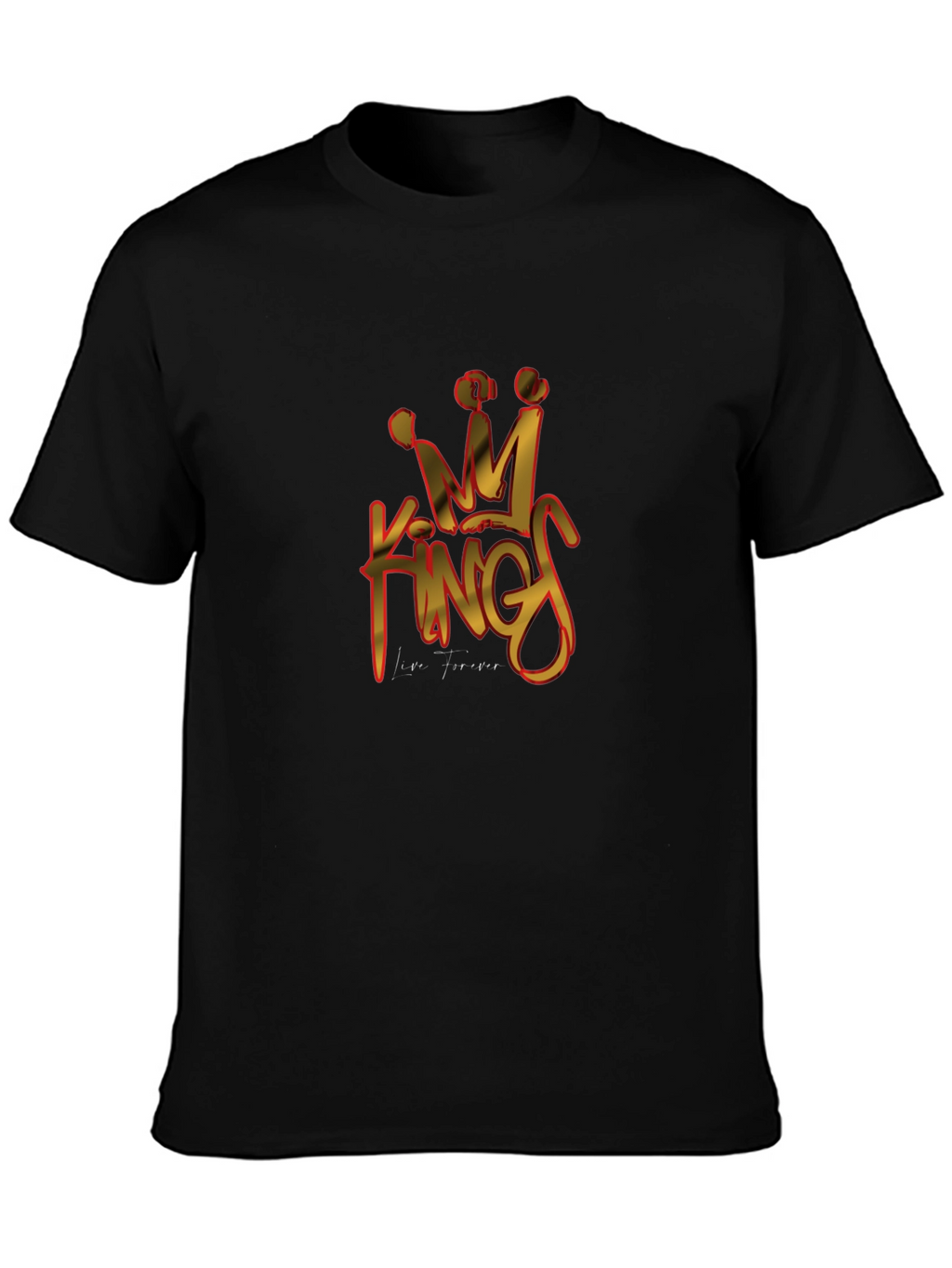 King Forever Graphic T-Shirt - Black