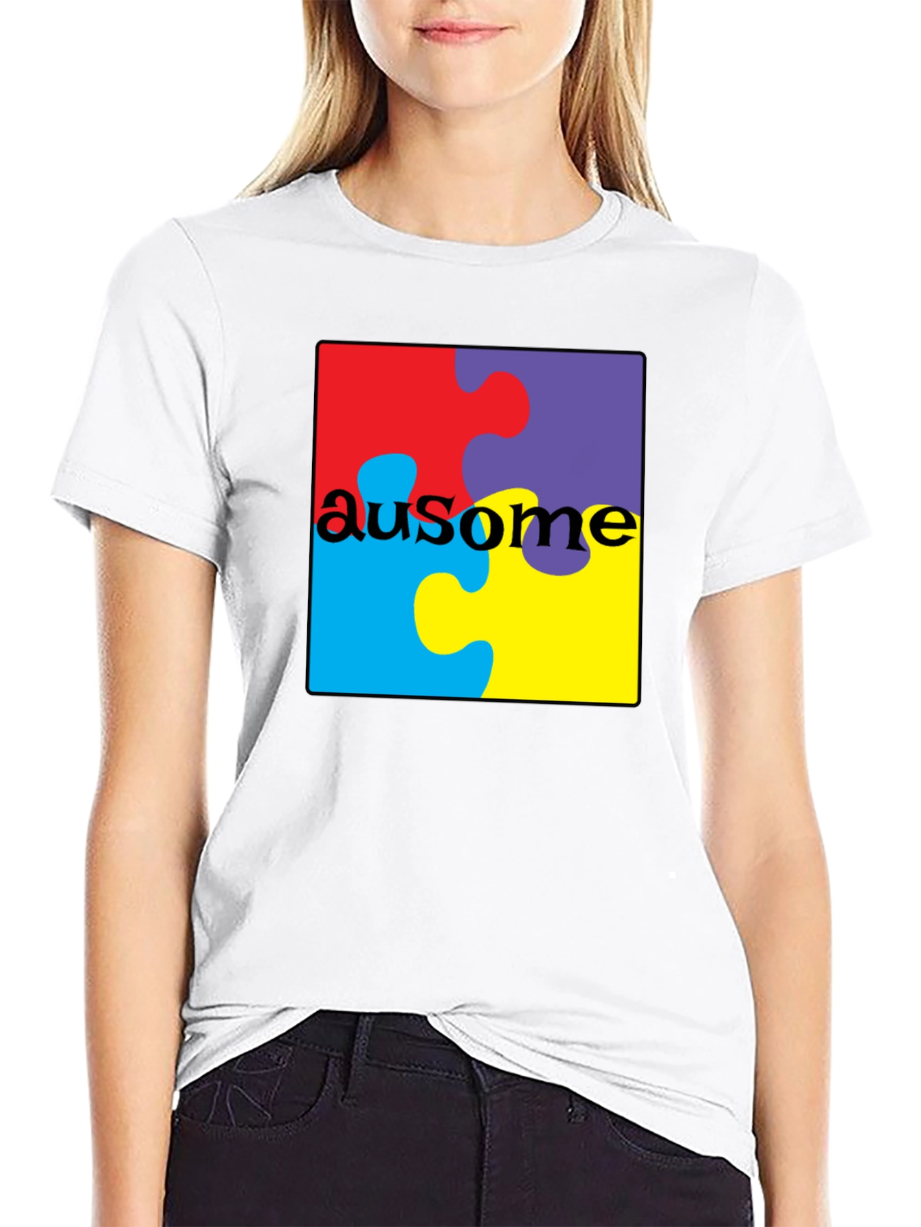 Au-some Puzzle Piece T-Shirt