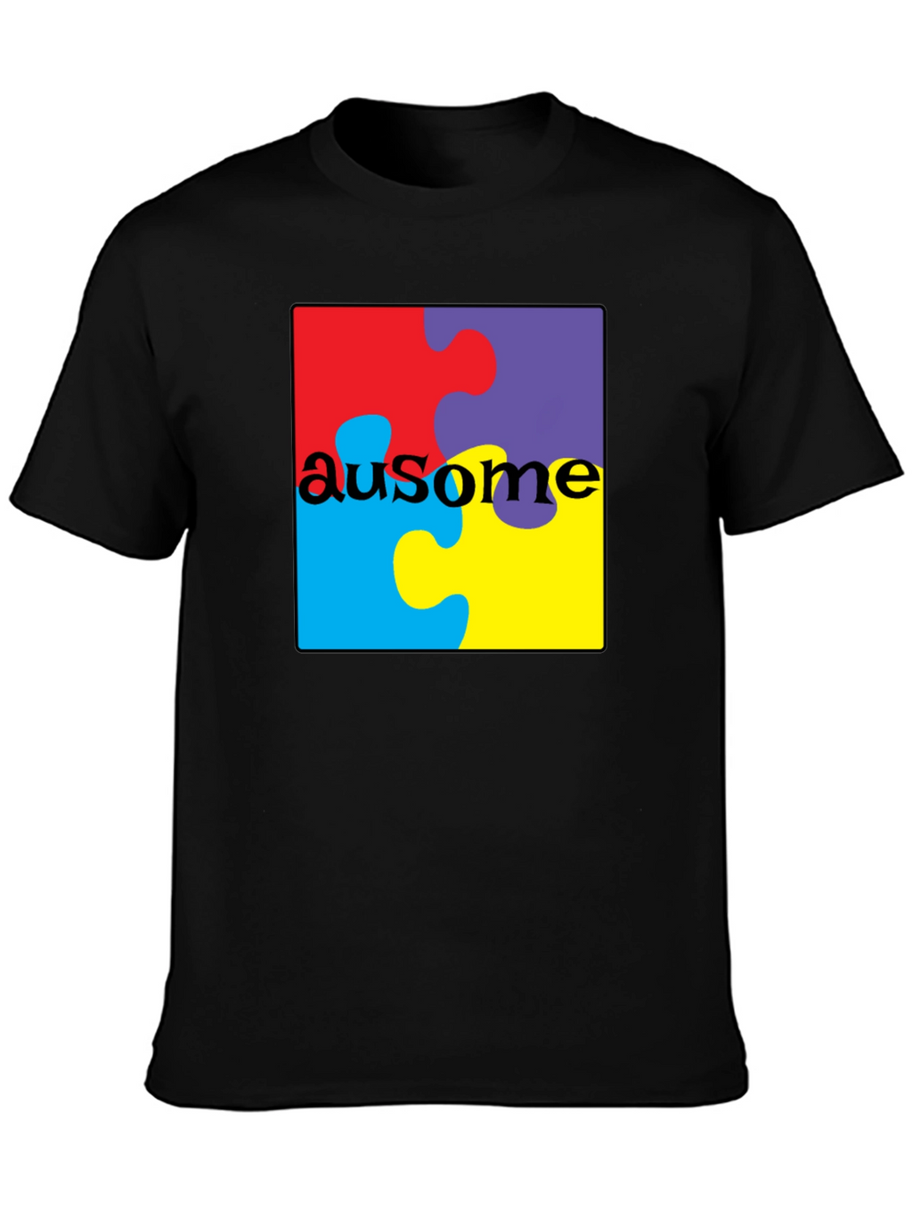 Au-some Puzzle Piece T-Shirt