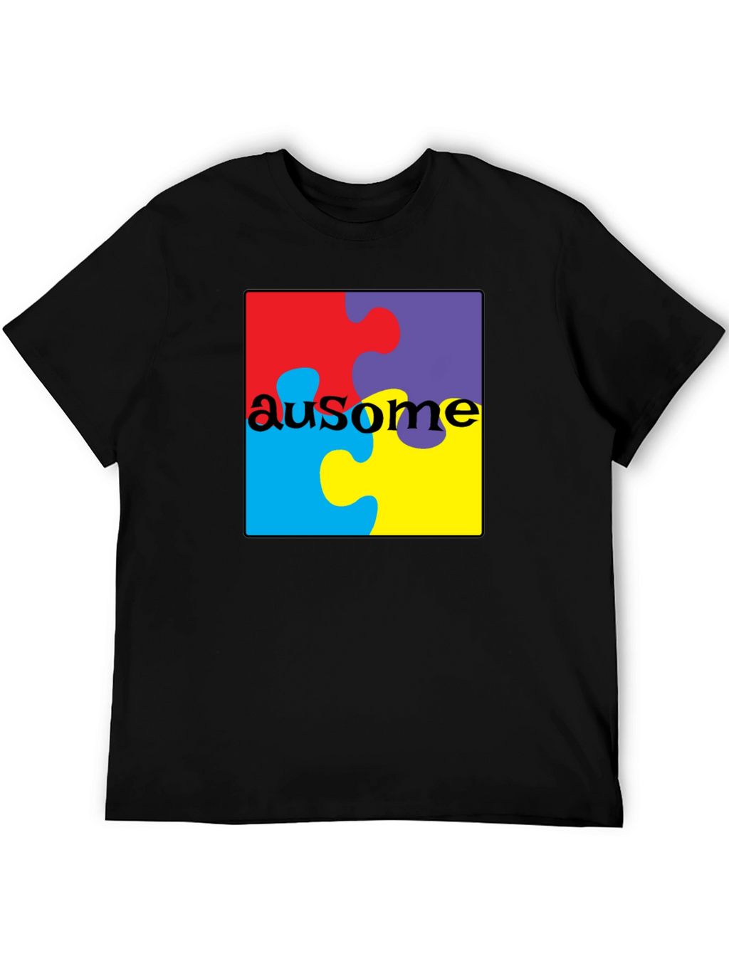 Au-some Puzzle Piece T-Shirt