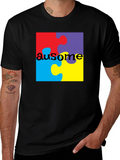 Au-some Puzzle Piece T-Shirt