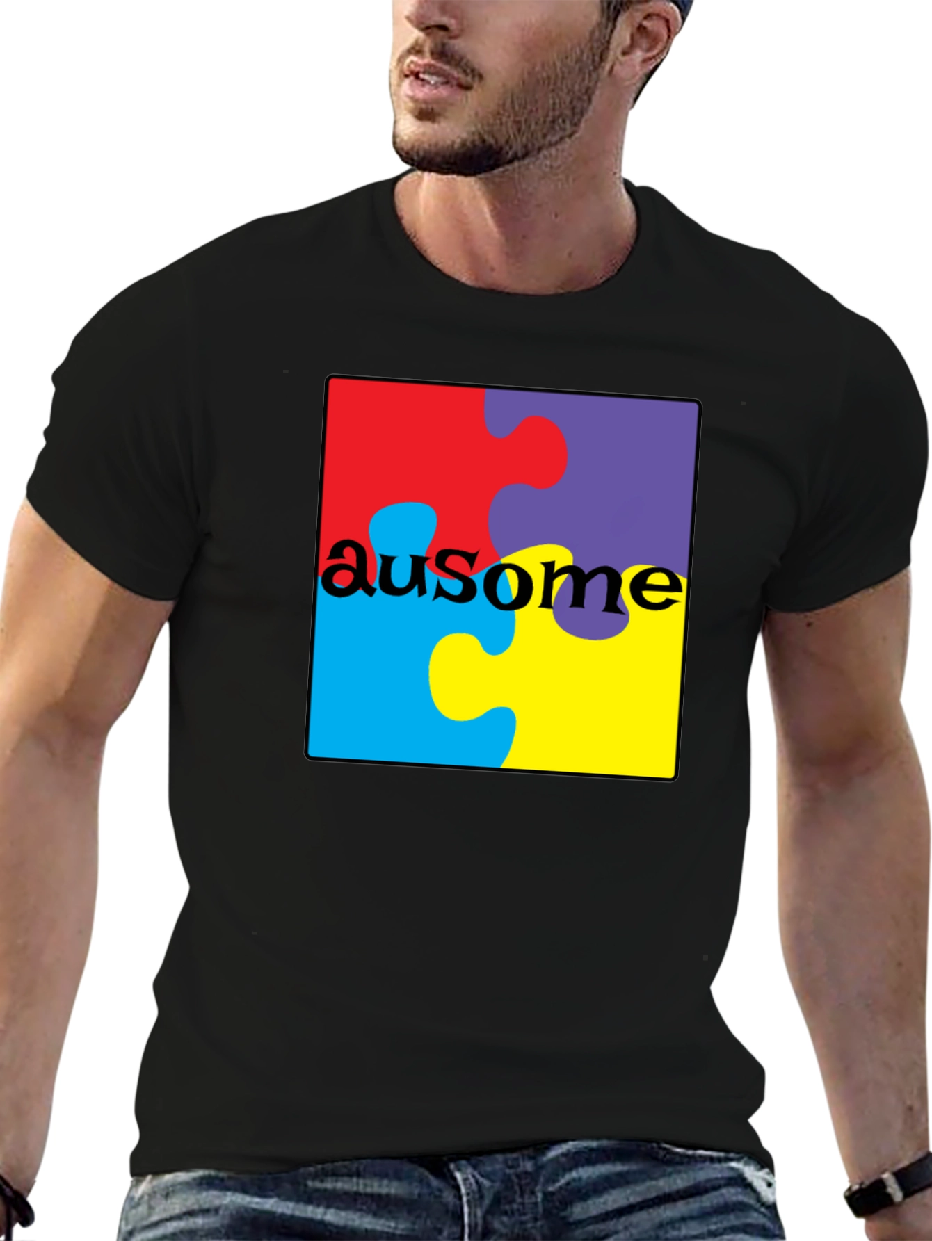 Au-some Puzzle Piece T-Shirt