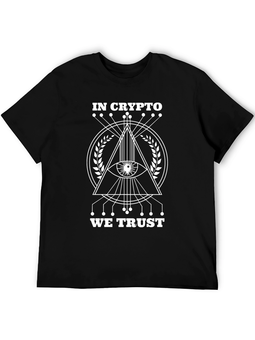 Crypto Trust T-Shirt - Illuminati Eye Design